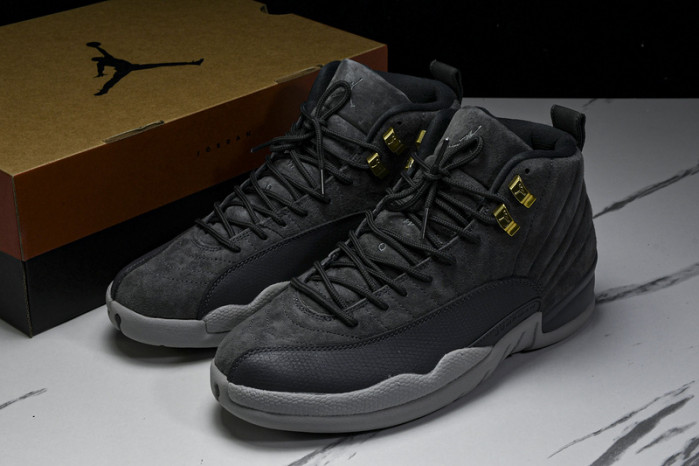 jordan 12 retro dark grey - 130690-005