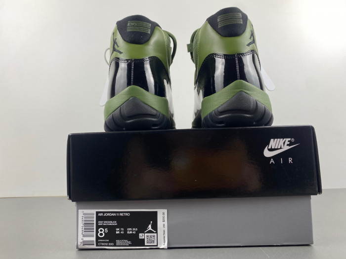 air jordan 11 "hunter green" ct8012-300