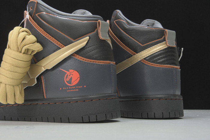 gundam x nike sb dunk high "banshee" dh7717-400
