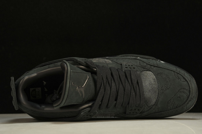 nike air jordan 4 retro kaws black 930155 001