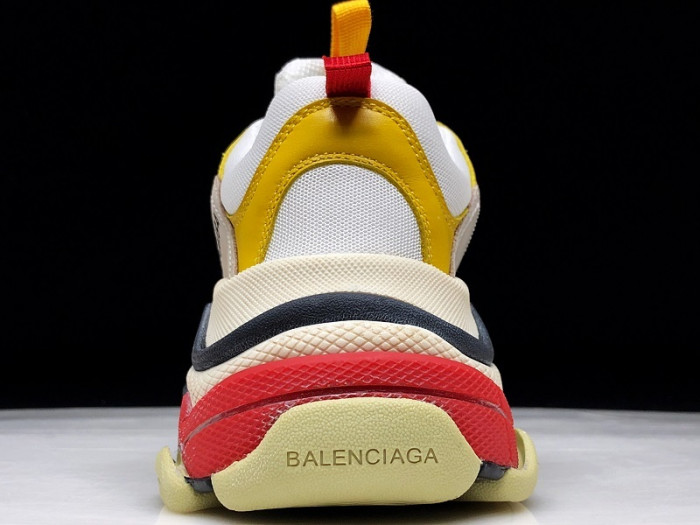 bl triple s cream yellow red 490672 w09o5 9035