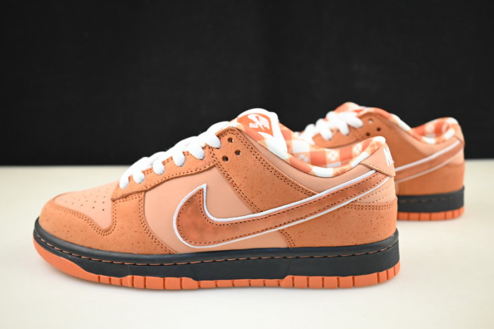 concepts x nike sb dunk low “orange lobster” fd8776-800