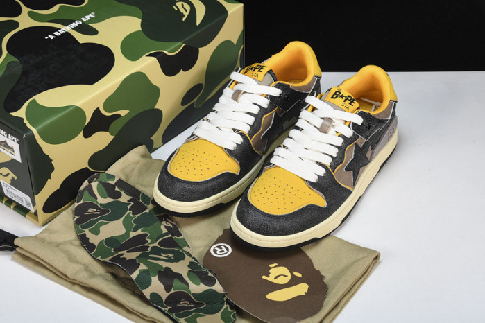a bathing ape bape sta low copshoe bp-058