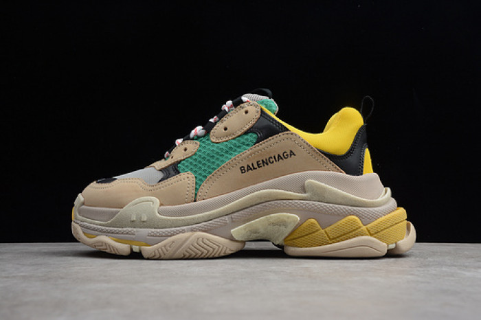 bl triple s w06e1-1000 beige/green-yellow