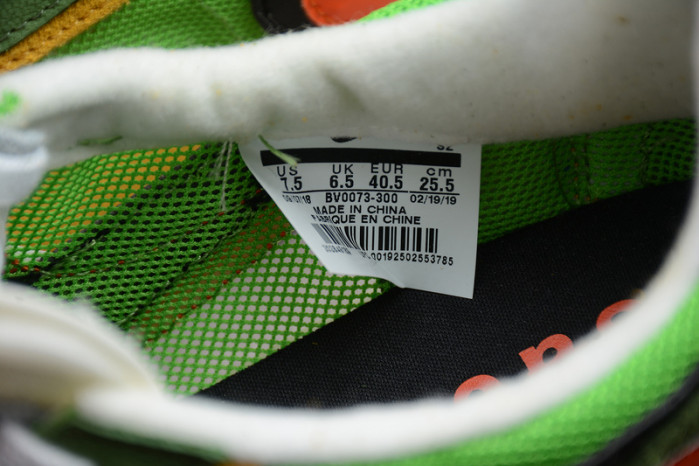 nike ld waffle sacai green multi - bv0073-300