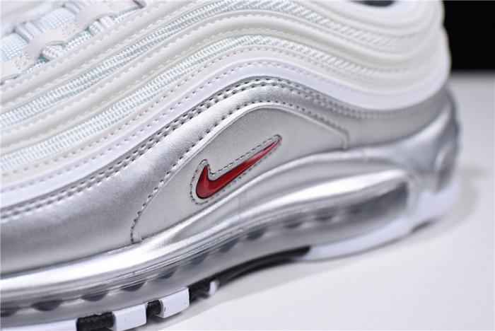 nike air max 97 white silver | at5458-100