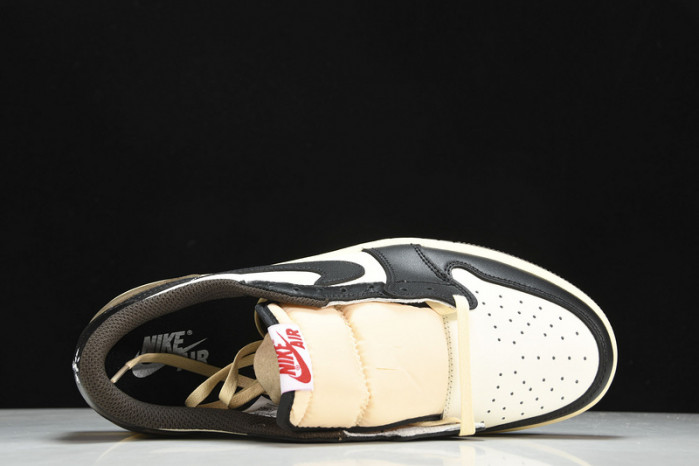 travis scott x air jordan 1 lof dark mocha black cq4277-105