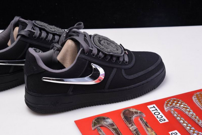 air force 1 low travis scott black - aq4211-001