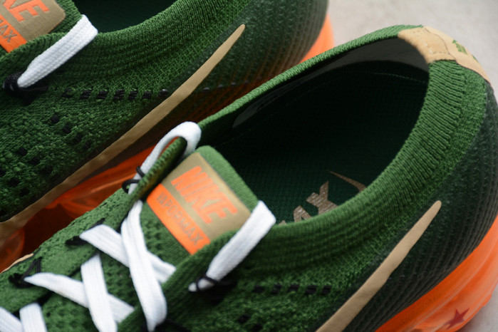 dragon ball S*per x nike air vapormax flyknit 2018 dark green/light brown mens aa3858-101