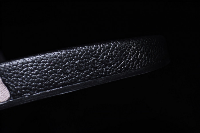 gc leather slide sandal with tiger 456234 k5y00 8919