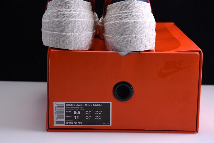 nike blazer high sacai snow beach - bv0072-700