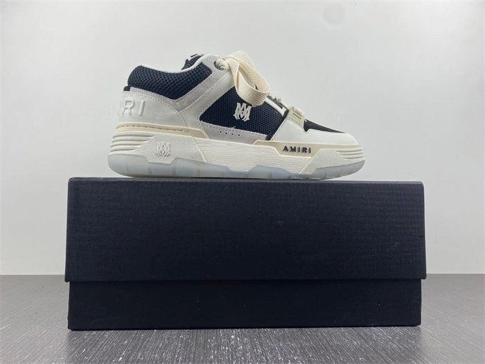 AllSeason AMIRI Skel Top Low White Light Grey Black 5954