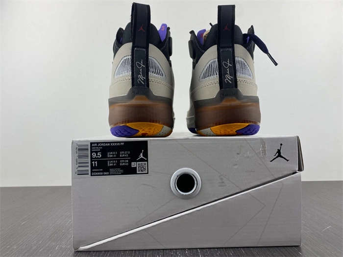 Comfortable Jordan 37 Light Bone Dark Concord DD6958- 4196