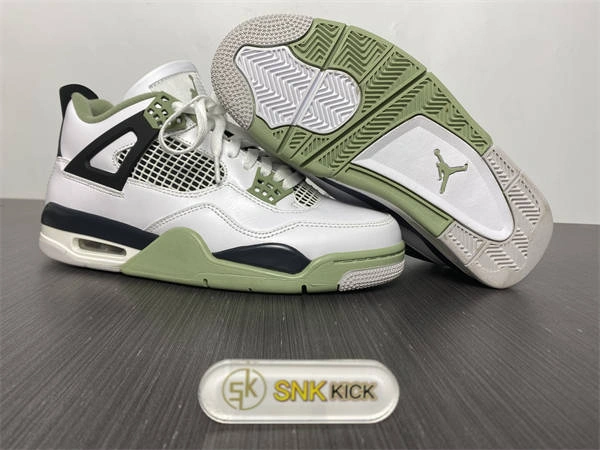 Affordable Jordan 4 Retro Seafoam AQ9129- 3857
