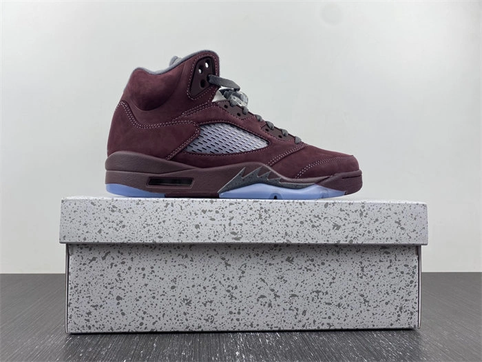 QuickDry Jordan 5 Retro Burgundy DZ4131- 3976