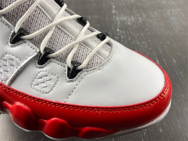 Premium Jordan 9 Retro White Gym Red 4063