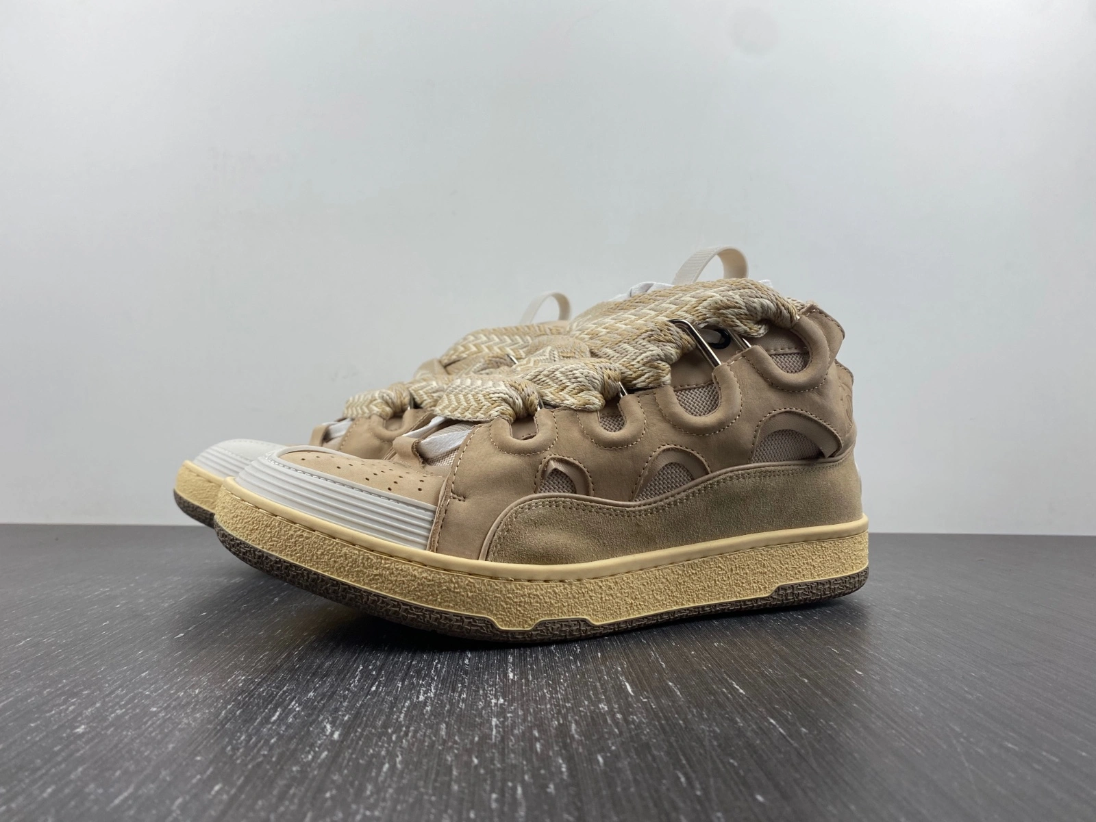 Lanvon Curb Sneaker Ecru FM-SKRK11-DRAG-E Sporty 953