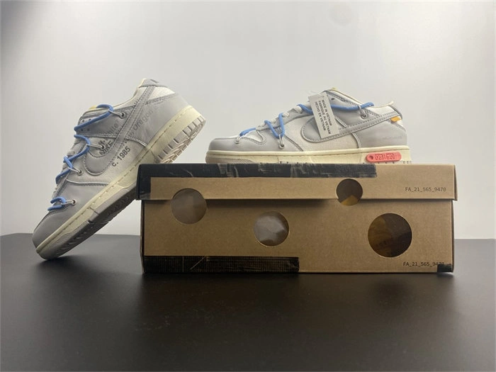 Comfortable Nike Dunk Low Off-White Lot 5 DM1602- 5075