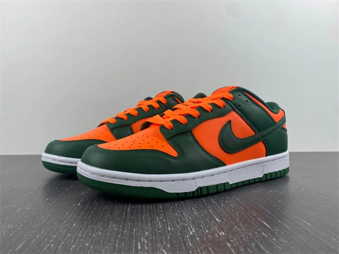 Nike Dunk Low Retro Miami Hurricanes DD1391- Practical 4673