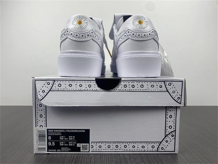 ComfortFit Nike Kwondo 1 G-Dragon Peaceminusone Triple White 5152