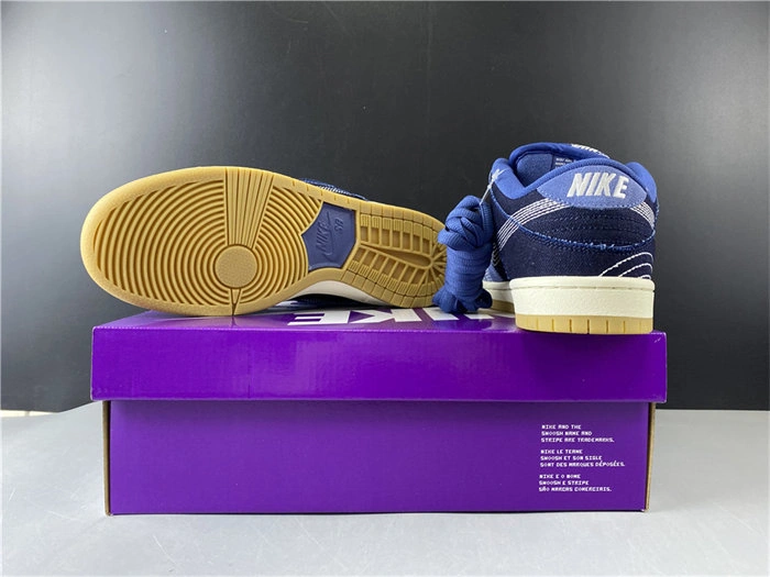 WeatherProof Nike SB Dunk Low Denim Sashiko CV0316- 4887