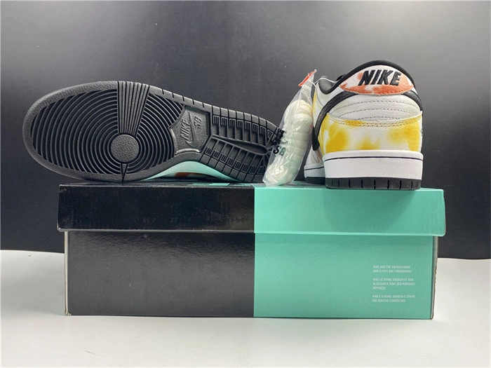 Nike SB Dunk Low Raygun Tie-Dye White BQ6832- Affordable 4901